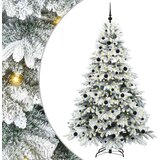 vidaXL Umjetno božićno drvce s stalakom Zelena 210 cm PE i PVC | shoptok.hr