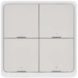 Prekidač sa 4 tastera GoSmart 1xCR2430 Tuya, beo