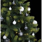  Umjetno božićno drvce 300 LED sa šarkama i kuglicama 210 cm | shoptok.hr