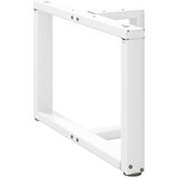  Noge za klubsko mizico v obliki črke T, 2 kosa, bele barve, 70x25x(42-43) cm, jeklo, (22123801) | Shoptok.si