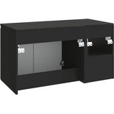  Set namještaja za kupaonicu 2 kom. Crna Konstruirano drvo 62,5 x 44,5 x 50 cm | Shoptok.si