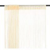 vidaXL Zavese iz nitk 2 kosa 140x250 cm kremne barve | Shoptok.si
