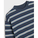 Sinsay Pamučna loose majica dugih rukava na pruge | shoptok.hr