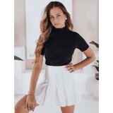 DStreet Damski sweter prążkowany z krótkim rękawem GIRLGLORY czarny Cene