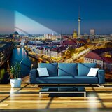 Tapeta - Berlin view from Fischerinsel (night) 200x154 Cijene