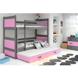 BestBed Krevet na kat RICO s dodatnim leajem-Grafit-Roza Cijene