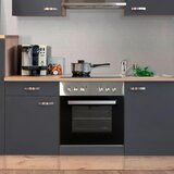 Flex-Well Kuhinjski Blok Z Aparati Shadow, Siva, Barva Hrasta | Shoptok.si