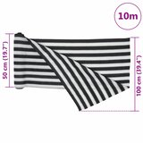  Mreža za privatnost antracit-bijela 1 x 10 m HDPE 195 g/m² | shoptok.hr