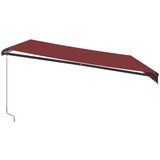 Tenda na ručno uvlačenje bordo 500 x 350 cm | Eponuda.com