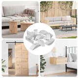  Polumjesečni podložak 12 pcs Bijelo M6 PP | shoptok.hr