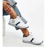 Cross Jeans White-navy women's sneakers | shoptok.hr