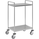 Kongamek Zvarjen nivojski voziček iz nerjavnega jekla, DxŠxV 650 x 440 x 1010 mm, 2 nivoja Cene