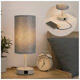  Brilagi - Stona lampa sa USB portom TABLON 1xE27/25W/230V bež/siva | Eponuda.com