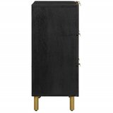  Komoda 2 kom crna 60 x 33 x 75 cm konstruirano drvo | Eponuda.com