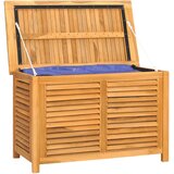  Vrtna kutija za pohranu s vrećom 90x50x58 cm masivna tikovina | shoptok.hr