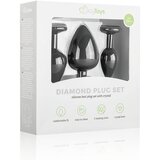 EasyToys - Anal Collection Komplet analnih čepova sa biserom, crni | shoptok.hr
