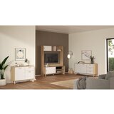 Tvilum Bijela/u prirodnoj boji komoda u dekoru hrasta 147x73x39 cm Ikast – | shoptok.hr