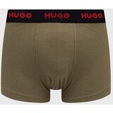 Hugo Boksarice 3-pack moški, rdeča barva | Shoptok.si