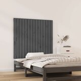  Zidno uzglavlje sivo 95,5x3x90 cm od masivne borovine | shoptok.hr