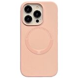  futrola leather case silikon magsafe za iphone 13 pro max (6.7) puder roze Cene