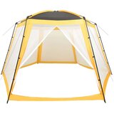 Šator za bazen od tkanine 500 x 433 x 250 cm žuti | shoptok.hr