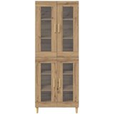  Highboard Umjetnički hrast 69,5 x 34 x 180 cm Konstruirano drvo | shoptok.hr
