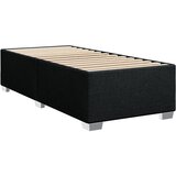  Krevet s oprugama i madracem crni 90x200 cm od tkanine | shoptok.hr