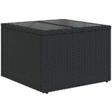  7-dijelni set vrtnih sofa od poliratana s jastucima crni | shoptok.hr