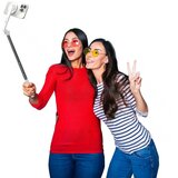 forcell F-GRIP MagSelfie S100M selfie stick z brezžičnim daljinskim upravljalnikom – bel | Shoptok.si