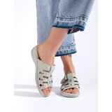 Shelvt Women's comfortable gray flip-flops | shoptok.hr