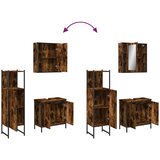  3-dijelni set kupaonskih ormarića boja dimljenog hrasta drveni | shoptok.hr