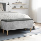  Klupa za pohranu boja betona 102x42x46 cm konstruirano drvo | shoptok.hr