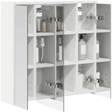  Kopalniška ogledalna omara Bela 63,5 x 16 x 62,5 cm, (5000233214) | Shoptok.si
