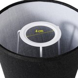 Brilagi univerzalni abažur nubila E27 13x9 cm crni | Eponuda.com