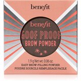 Benefit Goof Proof Brow Powder puder za obrvi odtenek 4 Warm Deep Brown 1,9 g | Shoptok.si