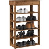 vidaXL Regal za čevlje starinski les 60x30x98 cm inženirski les | Shoptok.si