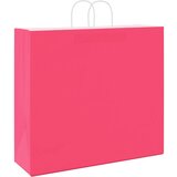  Papirnate vrećice 50 kom s ručkama ružičaste 54x15x49 cm | shoptok.hr