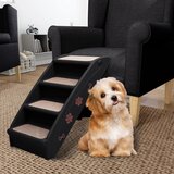  Sklopive stepenice za pse crne 62 x 40 x 49,5 cm | shoptok.hr