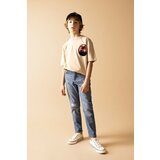 Defacto Boy Carrot Fit Ripped Detailed Straight Leg Jeans Cene