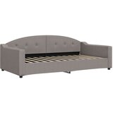  Izvlečna dnevna postelja s predali taupe 100x200 cm blago, (20938073) | Shoptok.si