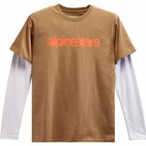 Alpinestars Stack LS Knit Sand/Warm Red M Majica | shoptok.hr