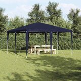 Šator za zabave Plava 400 x 400 x 266 cm Polietilen i čelik | shoptok.hr