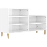 Ormarić Omarica za čevlje visok sijaj bela 102x36x60 cm inženirski les, (20595012) | Shoptok.si