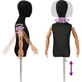  Podesiva lutka 120-150 cm s postoljem Uniseks PP Crna | shoptok.hr