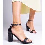 Gemre Black block-heeled sandals Millo | Shoptok.si