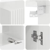  Set TV komoda 6 pcs Visoki sjaj bijela Konstruirano drvo | shoptok.hr