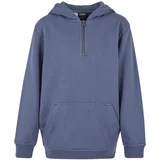 Urban Classics Boys' sweatshirt Boxy Zip Hoody blue