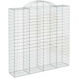  Lučne gabionske košare 7 kom 200x50x200/220cm pocinčano željezo | shoptok.hr