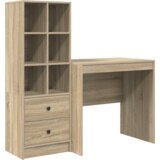 vidaXL stol s pohranom Sonoma hrast Konstruirano drvo | shoptok.hr