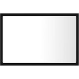  LED kupaonsko ogledalo crno 60x8,5x37 cm akrilno | shoptok.hr